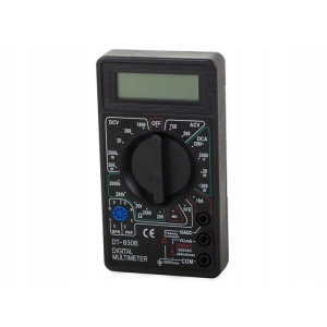 Multimetru digital DT-830B, cu ecran LCD, sonde de test incluse, alimentare 9V, negru - aparat profesional de masurare electrica - Img 4