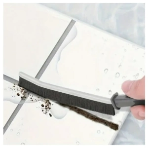 Perie pentru curatare spatii inguste, greu accesibile, maner ergonomic, diverse suprafete, plastic, 23 x 2 cm, negru - Img 4