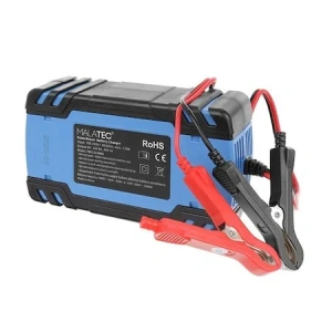 Redresor auto M cu afisare LED pentru baterii 12V-8A, 24V-4A, cabluri incluse - Img 5