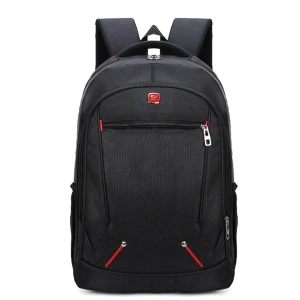 Rucsac barbati laptop impermeabil, antifurt, compartiment mare, material Oxford poliester nylon, ergonomic, scoala business calatorii, negru - Img 2