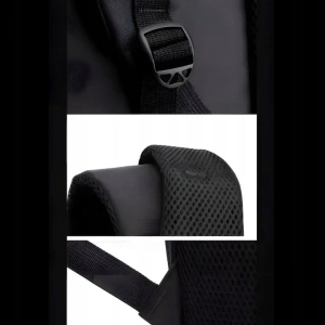 Rucsac multifunctional, impermeabil, pentru laptop cu diagonala 15.6", bretele reglabile, poliester, unisex, 51 x 30 x 24 cm, negru - Img 6