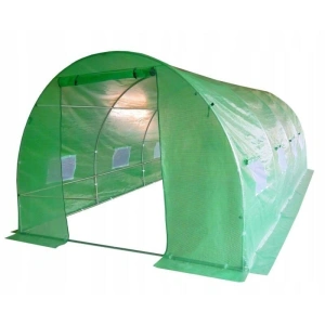 Sera tip tunel 6x3x2 m, cadru metalic, 8 ferestre - Img 2