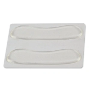 Set 2 branturi cu pernite de calcai, pentru pantofi cu toc, silicon transparente, marime universala, confort ridicat si fixare autoadeziva - Img 4