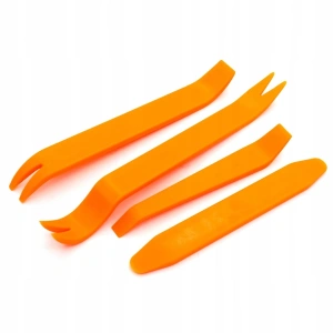 Set 4 extractoare pentru demontare tapiterie auto, parghii din nylon intarit, 14-22 cm, pentru clipsuri, ornamente si panouri