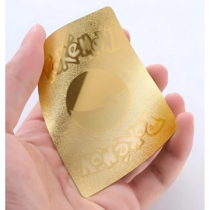 Set 55 cartonase aurii de colectie Pokemon Gold - Img 5