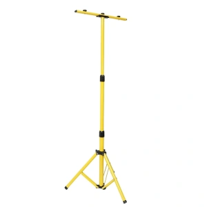 Stativ trepied metalic pentru proiector dublu, suport reglabil 62-155 cm, structura stabila pentru iluminat, lucrari tehnice si utilizare profesionala - Img 6