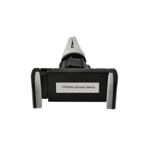 Suport auto pentru telefon, reglabil, prindere pe aeroterma, rotire 360°, compatibil universal, design compact, negru
