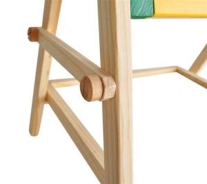 Tabla magnetica cu 2 fete de scris,pentru copii,inaltime maxima 65 cm,accesorii incluse - Img 5