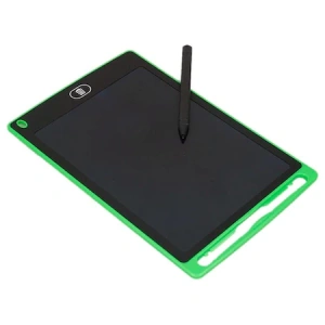 Tableta grafica de desenat pentru copii de 8.5 inch diagonala, cu buton de stergere si creion - Verde - Img 3