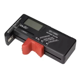Verificator digital pentru baterii si acumulatori, LCD, negru, 11 x 6 x 2.5 cm, compatibil AA, AAA, 9V si Li-Ion - Img 2