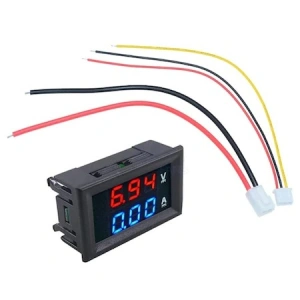 Voltmetru si ampermetru digital 2in1,interval masurare 0-100V - 10A - Img 1