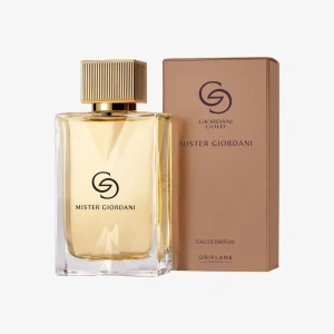Apa de parfum Oriflame Mister Giordani pentru barbati 75 ml, aroma lemnos aromatica, bergamota italiana, vetiver si lemn de santal