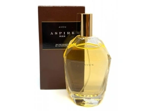 Apă de toaletă Avon Aspire Man 75 ml - aromatic-lemnoasă pentru bărbați, cu note de grapefruit, cardamom și lemn de cedru, ideală pentru purtare zilnică și ocazii speciale