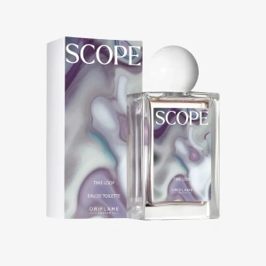 Apă de toaletă Oriflame Scope Time Loop 50 ml - parfum dulce-aquatic floral pentru femei - Img 1