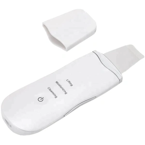 Aparat ultrasonic de curatare faciala si masaj relaxant/antiaging cu ultrasunete - Alb