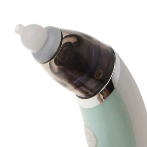 Aspirator nazal electric pentru bebelusi,capat din silicon si cablu de incarcare inclus - Verde - Img 2