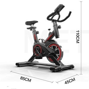 Bicicleta stationare fitness,reglabila,cu volanta,computer afisaj digital,greutate maxima 110 kg - Img 4