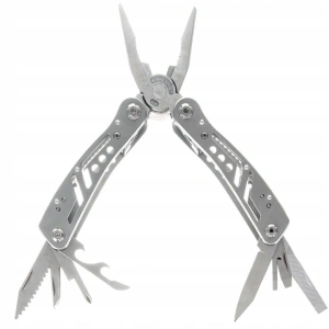Briceag metalic multifunctional 13 in 1, otel inoxidabil, cu 11 biti si husa de depozitare, pentru camping, pescuit si drumetii - Img 7