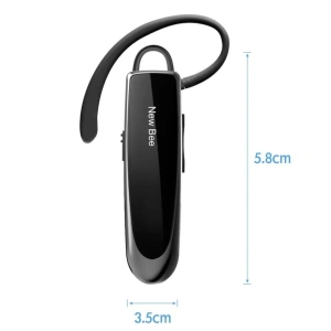Casca Bluetooth 5.0 New Bee, wireless, autonomie 20 ore, husa transport si protectie inclusa - Img 8