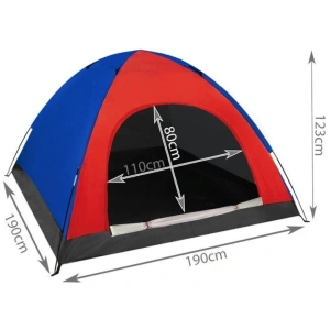 Cort camping 2-4 persoane - modele multiple, 1 camera, impermeabile, cu plasa de tantari, pentru camping, drumetii si activitati outdoor - Img 2