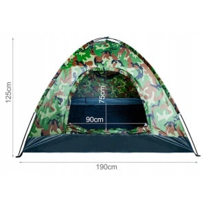 Cort camping 2-4 persoane - modele multiple, 1 camera, impermeabile, cu plasa de tantari, pentru camping, drumetii si activitati outdoor - Img 12