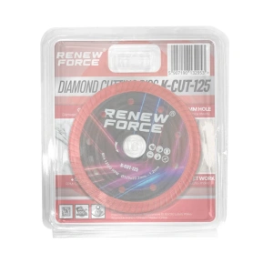 Disc diamantat turbo pentru gresie portelanata si ceramica, 125 mm, 22.2 mm, taiere uscata, grosime 1.5 mm - Img 4