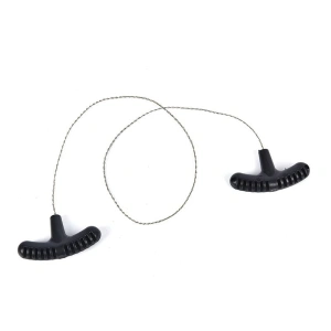 Fierastrau portabil din sarma pentru camping si supravietuire, cablu otel 60 cm, manere ergonomice plastic - Img 9