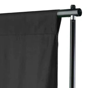 Fundal foto studio,panza din bumbac,dimensiune 300x300 cm - Negru - Img 4