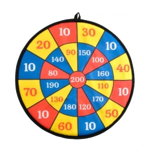 Joc de darts pentru copii cu 2 sageti si 2 mingi,material velcro,diametru 36 cm - Multicolor - Img 9