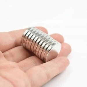 Magnet Neodim universal, diverse activitati, 15x2 mm - Rotund - Img 6