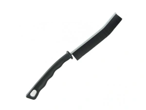 Perie pentru curatare spatii inguste, greu accesibile, maner ergonomic, diverse suprafete, plastic, 23 x 2 cm, negru