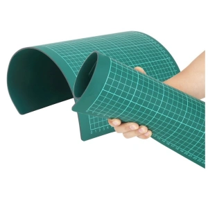 Plansa autovindecabila pentru taiat format A3, fata-verso, grosime 3 mm, scara clara pentru croitorie, crafting, modelism si proiecte DIY, 30x45 cm, verde - Img 4