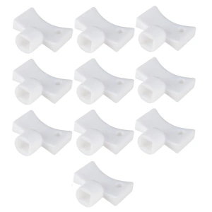 Set 10 cheite pentru aerisirea caloriferelor, ABS dur, rezistente la uzura si oxidare, compatibile cu toate tipurile de radiatoare