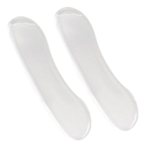 Set 2 branturi cu pernite de calcai, pentru pantofi cu toc, silicon transparente, marime universala, confort ridicat si fixare autoadeziva