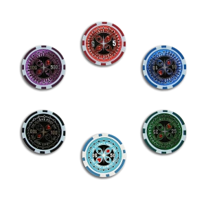 Set de poker cu 200 jetoane numerotate,trusa depozitare din aluminiu - Multicolor - Img 2