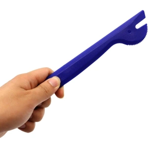 Set profesional 11 chei extractoare pentru demontarea tapiteriei auto si a radioului, material plastic rezistent, 11 piese, culoare albastra - Img 5