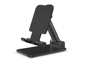 Suport pliabil universal pentru telefoane si tablete de pana la 10 inch - Negru - Img 3