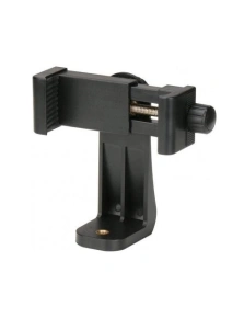 Suport telefon 360° cu menghina,2x filet universal 1/4 pentru prindere pe trepied/monopied