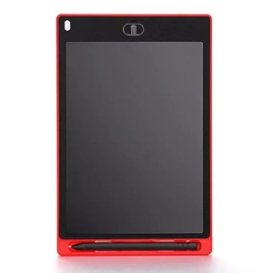 Tableta grafica de desenat pentru copii de 8.5 inch diagonala, cu buton de stergere si creion - Rosu - Img 2