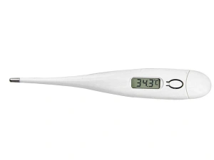 Termometru digital LCD pentru copii si adulti, masurare rapida si precisa, memorie, semnal sonor, alb - Img 5