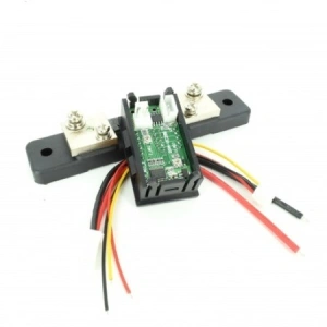 Voltmetru si ampermetru digital 2in1,cu placa,interval masurare 0-100V - 50A - Img 3