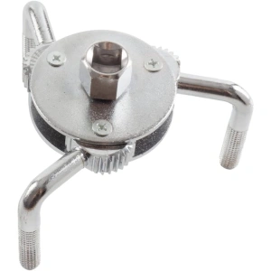 Cheie pentru filtrul de ulei, universala, 3 brate, metalica, argintie - Img 7