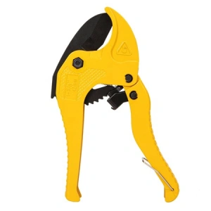 Cleste pentru taiat tevi, ergonomic, 42 mm, galben - Img 2