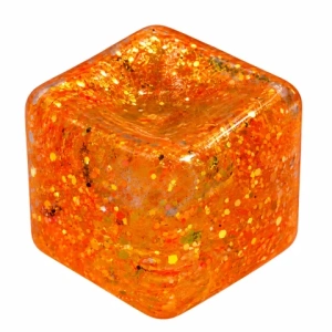 Cub antistres 5 x 5 x 5 cm, 140 g, cu sclipici, jucarie senzoriala - Img 10