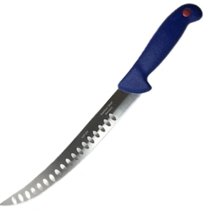 Cutit profesional de macelarie curbat pentru transat si degresat 38.5 cm - Img 3