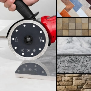 Disc diamantat continuu pentru portelan, ceramica, sticla si materiale compozite, 125 mm, grosime 1.4 mm, alezaj 22.2 mm - Img 8