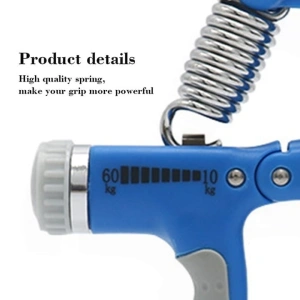 Flexor reglabil 10-60 kg,contor electronic, pentru antrenamentul incheieturilor si antebratului - Albastru - Img 4