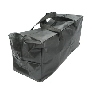 Geanta pentru depozitare accesorii auto, ideala pentru kit de siguranta rutiera, trusa medicala, cabluri si unelte, material rezistent, 46x20x19 cm, negru - Img 2