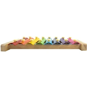 Instrument muzical pentru copii,Xilofon din lemn cu 8 note - Multicolor - Img 4