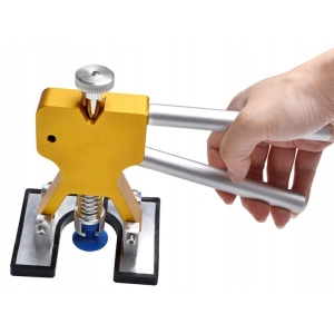 Kit profesional pentru reparatii caroserie auto cu ventuze, 18 adaptoare, pentru eliminarea deformarilor caroseriei, 18.5x12x8 cm - Img 7